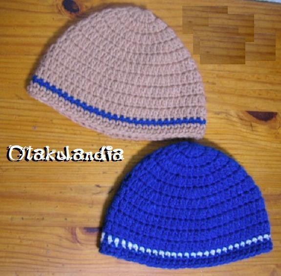 Frase Comercialización Girar en descubierto Gorro Básico Caballero Crochet | Otakulandia.es