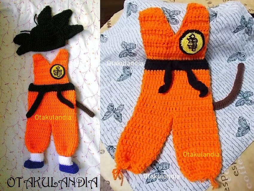 Disfraz Goku Bebé crochet ¡¡Primeras Fotos !! 