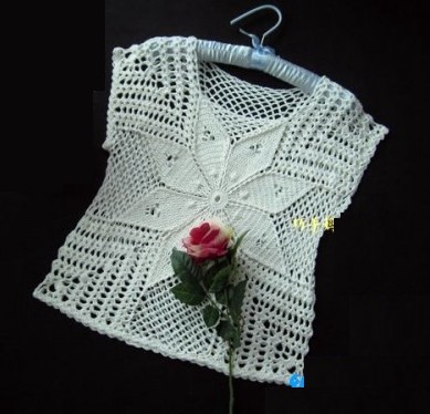 Blusa calada con flores a crochet cheap