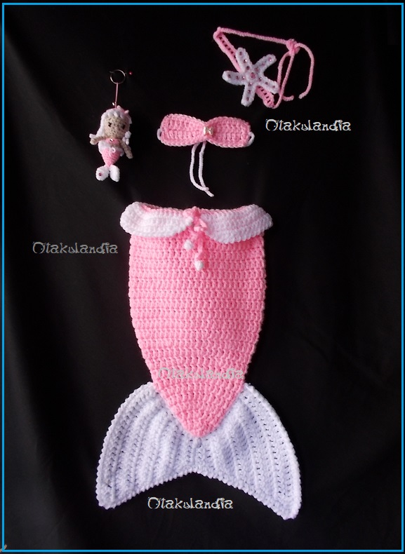 Repetirse dolor Untado disfraz sirena bebe crochet-rosa-otakulandia.shop (1) | Otakulandia.es