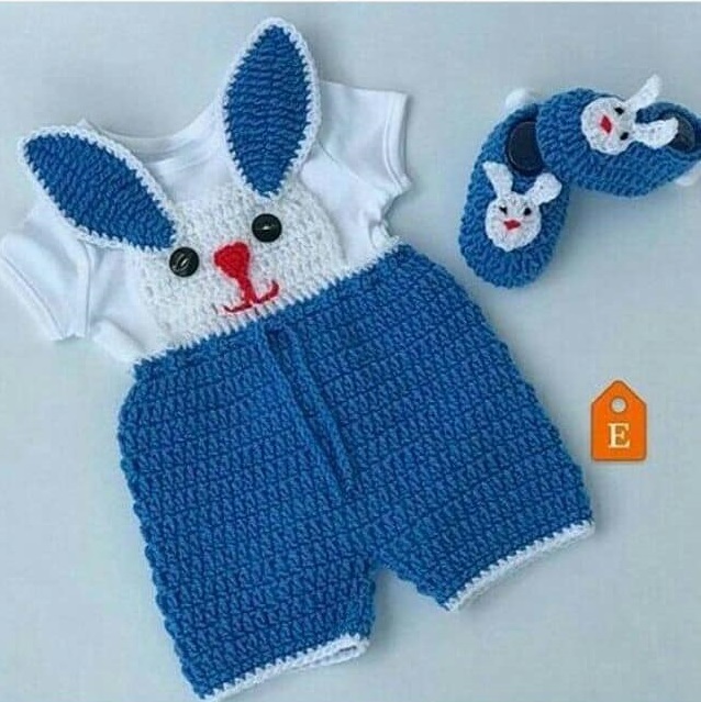 peto bebe crochet Otakulandia.es