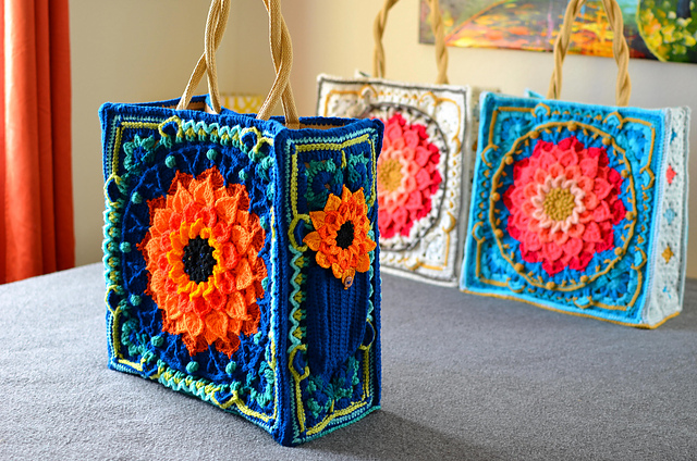 Hambre A gran escala Polinizador Bolsos Mandala en Crochet ¡¡ Impresionantes !! | Otakulandia.es