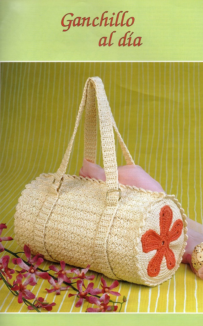 Patrones de 18 Bolsos de moda, en crochet