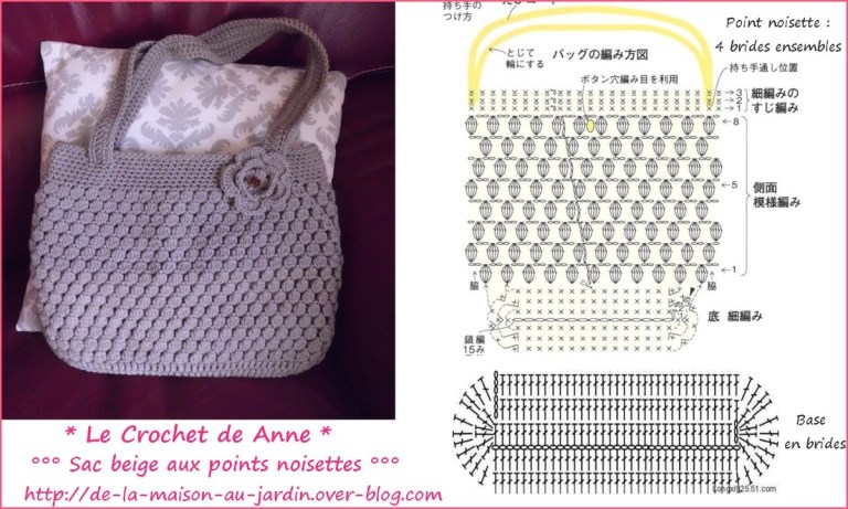 Patrones de 18 Bolsos de moda, en crochet