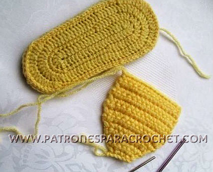 patrón pantuflas para niños con cara de perrito en crochet