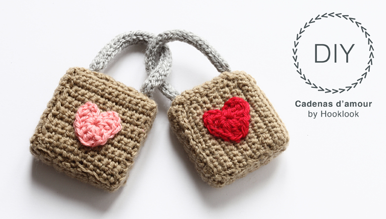 candados de amor en crochet