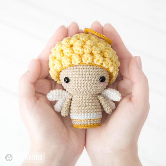 Cupido para san valentín en crochet