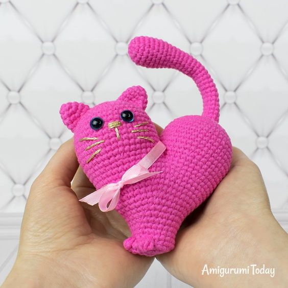 gatito de s. valentín crochet