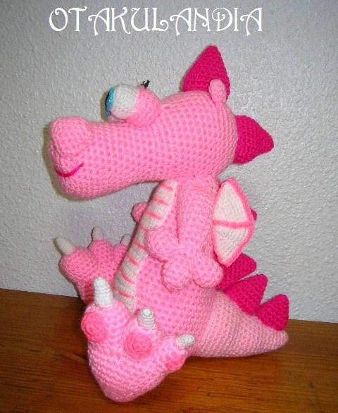 dragones de otakulandia en crochet