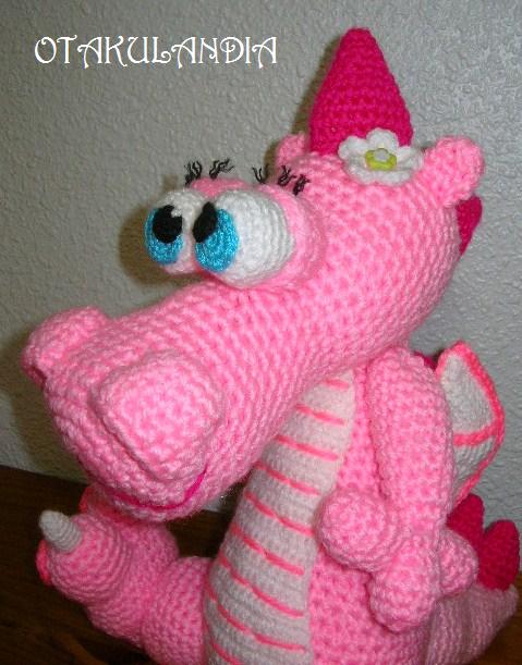 dragones de otakulandia en crochet