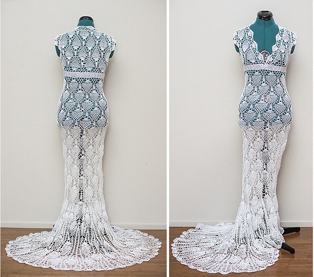 Los vestidos de novia sexys del mundo en crochet-otakulandia.es | Otakulandia.es