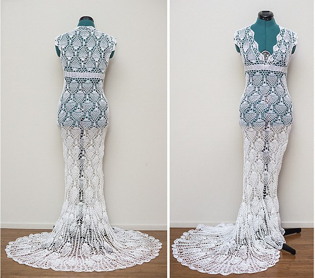 Los vestidos de novia más sexys del mundo en crochet