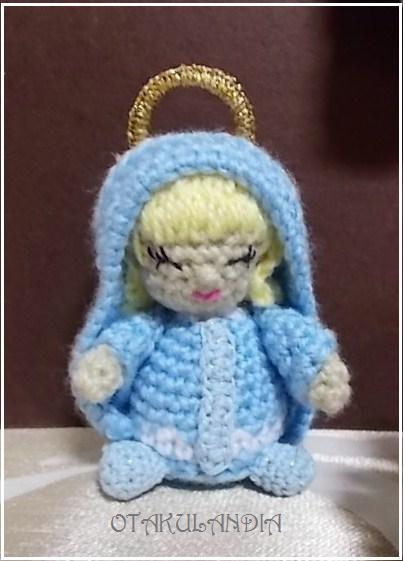 La virgen María amigurumi