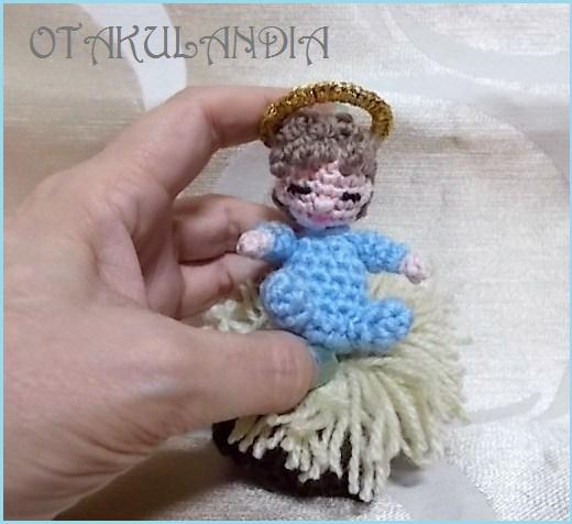 Bebé niño Jesús en crochet