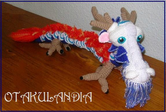 dragones de otakulandia en crochet