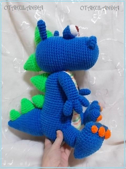 dragones de otakulandia en crochet