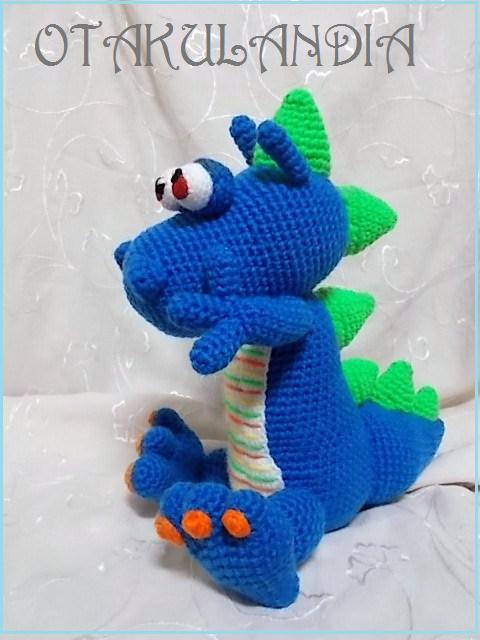 dragones de otakulandia en crochet