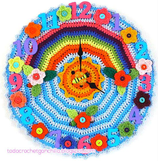 reloj crochet-otakulandia.es