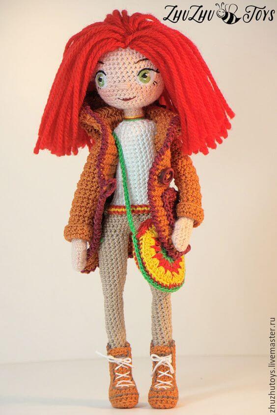 ¿Cómo hacer una muñequita articulada en crochet