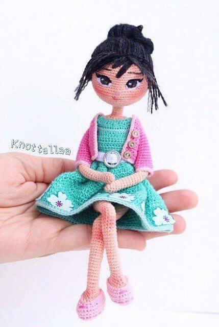 ¿Cómo hacer una muñequita articulada en crochet