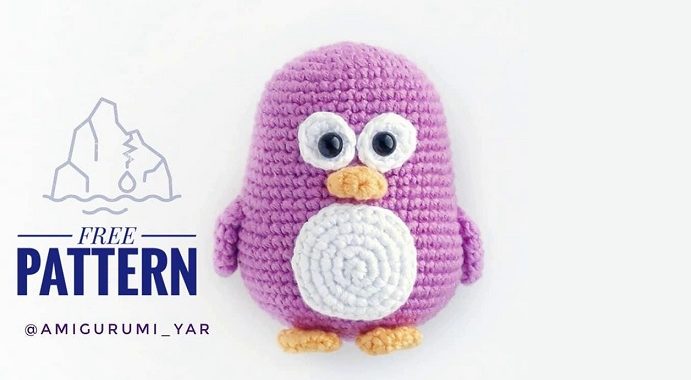pingüino patrón amigurumi