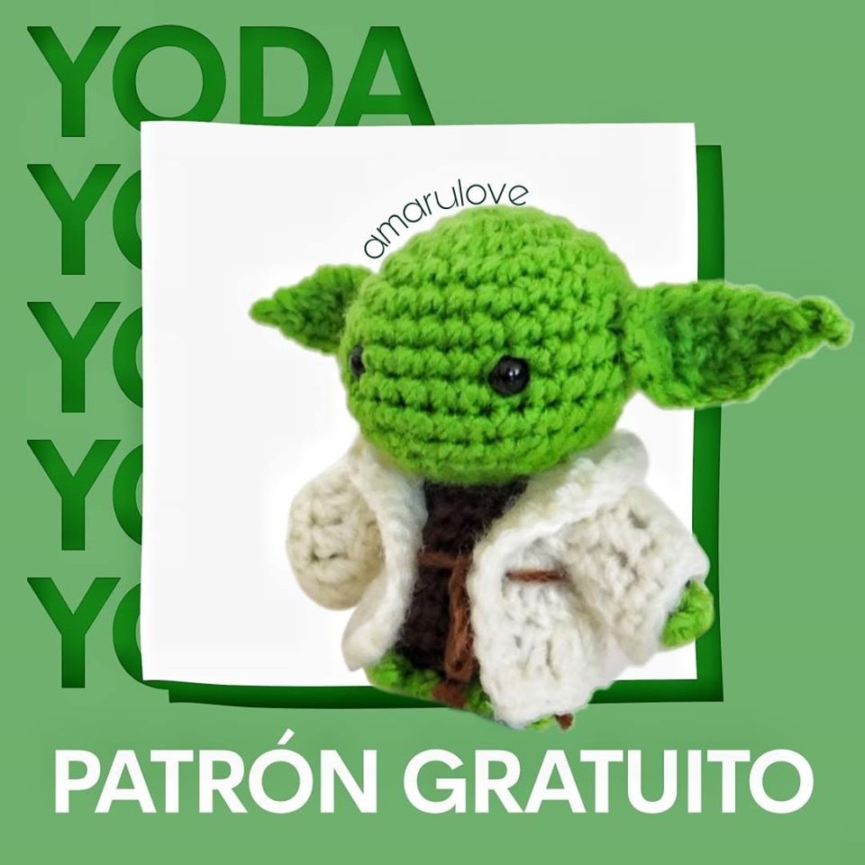 Maestro Yoda - patrón en castellano