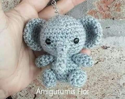 Elefantito - patrón de Amigurumis Flor en castellano