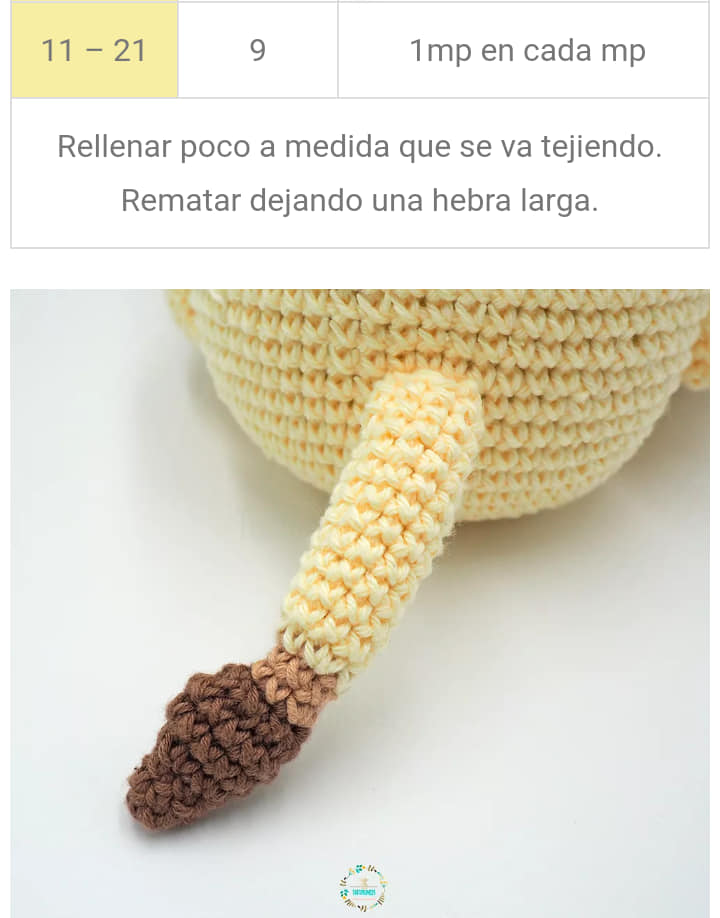 patrón jirafa crochet