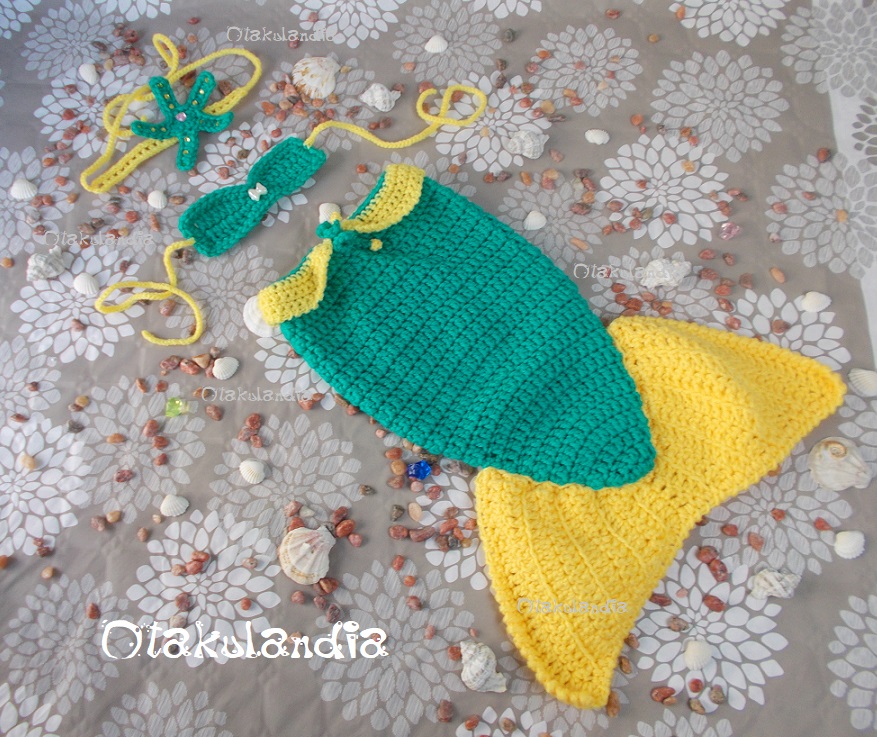 Imperio Inca Arsenal Bonito sirena-esmeralda-disfraz-bebe-crochet-otakulandia.shop-1 | Otakulandia.es