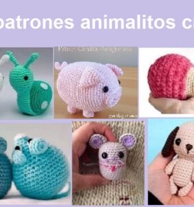 10 Mini patrones de Mini animalitos adorables
