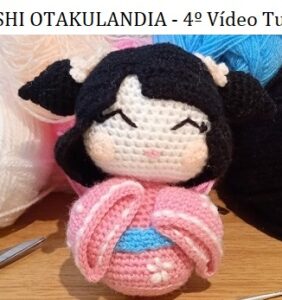 Kokeshi Otakulandia – Tutorial crochet paso a paso (Parte 4/4)
