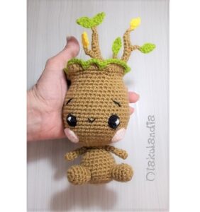 Tronco Kawaii Bebé Amigurumi