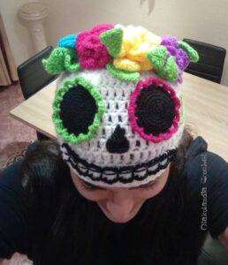 La Catrina Gorro en Crochet