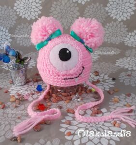 Gorro Lindo Monstruo para nena