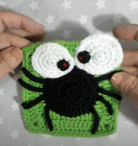 Araña posavasos para Halloween Tutorial Gratis