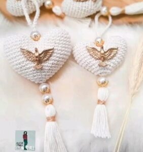 Souvenirs con Corazón para Bautizo