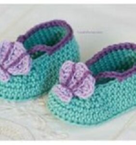 Zapatitos de Sirenita patrón en Inglés