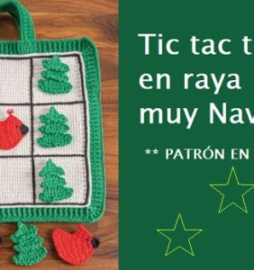 Tic tac toe o 3 en raya muy navideño