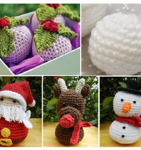 10 Patrones amigurumis de Navidad